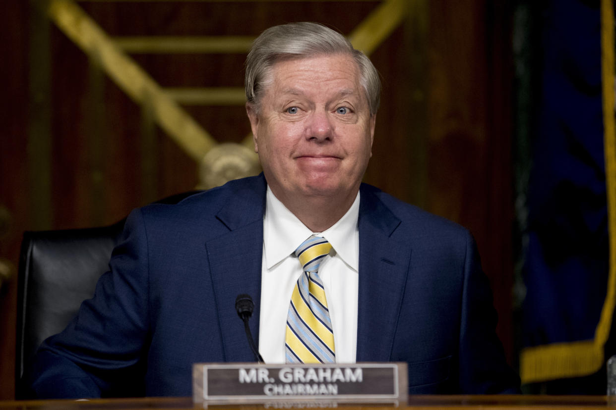 Senate Judiciary Chairman Lindsey Graham will move forward with the process to confirm Donald Trump's Supreme Court pick. (AP)