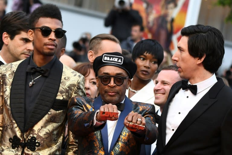 Spike Lee dusted down his Love and Hate knuckleduster rings from "Do the Right Thing" for his "BlacKkKlansman" premiere