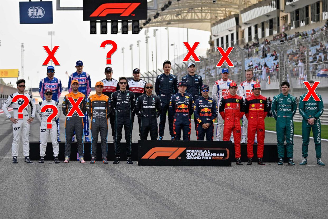 2023 F1 Drivers Grid