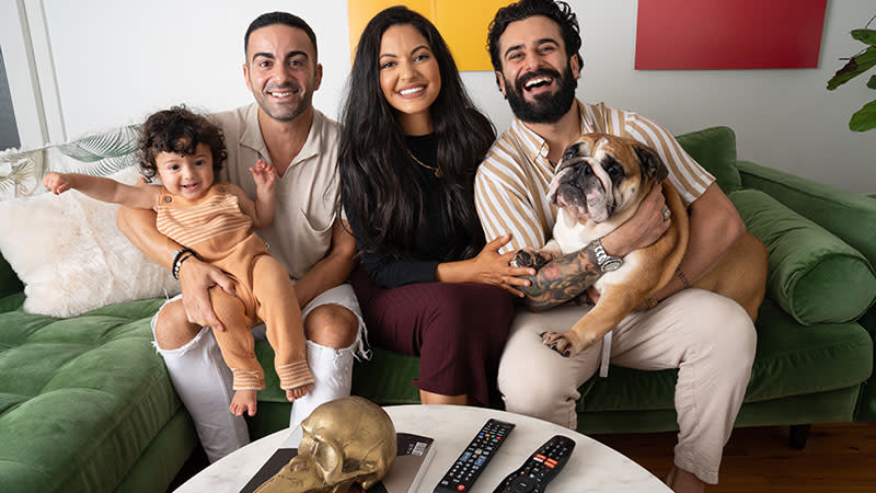 Matty, Sarah Marie and Jad. Photo: Foxtel.