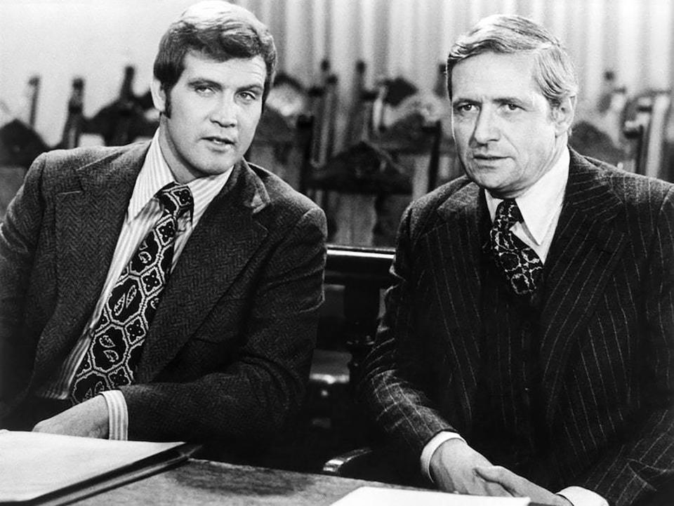 Lee Majors and Arthur Hill