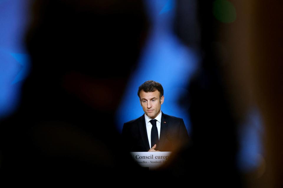 Ce que Macron aurait à perdre en mettant sa réforme des retraites sur pause (photo prise le 24 mars 2023)