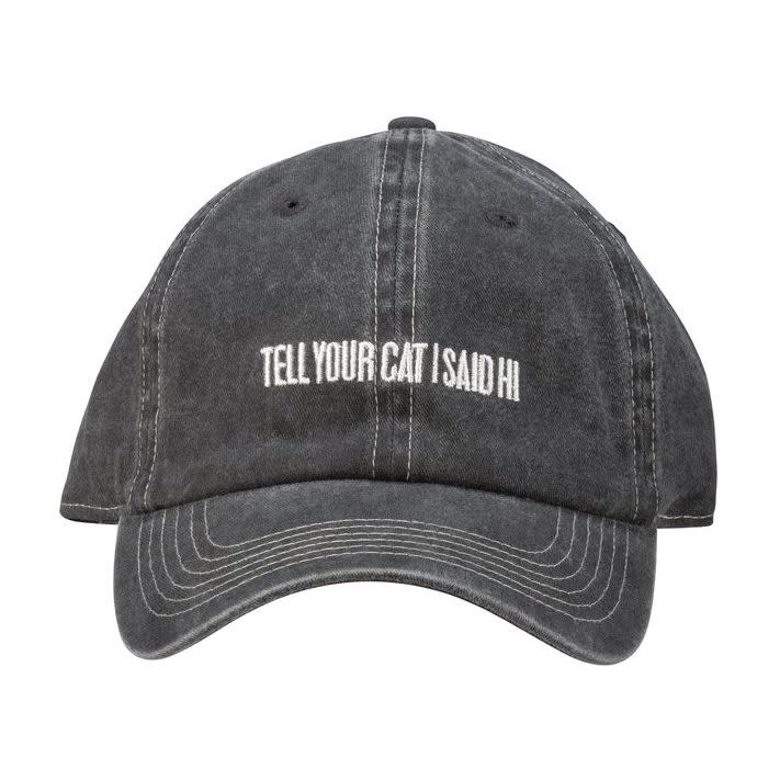 <p><a href="https://go.redirectingat.com?id=74968X1596630&url=https%3A%2F%2Fwww.chewy.com%2Fprimitives-by-kathy-cat-baseball-cap%2Fdp%2F327227&sref=https%3A%2F%2Fwww.womansday.com%2Frelationships%2Ffamily-friends%2Fg29480271%2Fgifts-for-cat-lovers%2F" rel="nofollow noopener" target="_blank" data-ylk="slk:Shop Now;elm:context_link;itc:0;sec:content-canvas" class="link ">Shop Now</a></p><p>'Tell Your Cat I Said Hi' Baseball Cap</p><p>chewy.com</p><p>$21.75</p><span class="copyright">Primitives by Kathy</span>