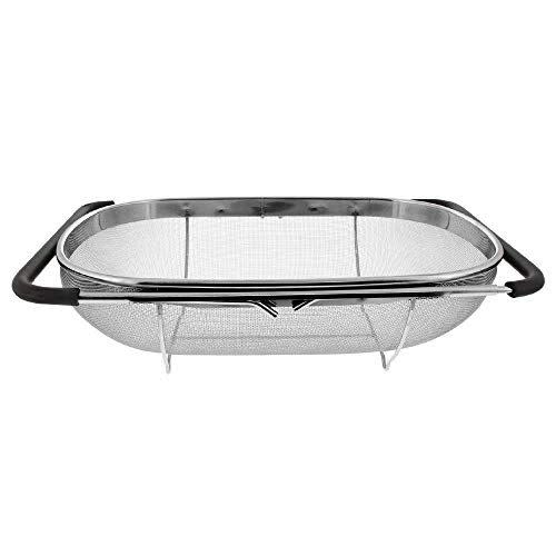 10) Makerstep 6-Quart Stainless Steel Over-the-Sink Colander