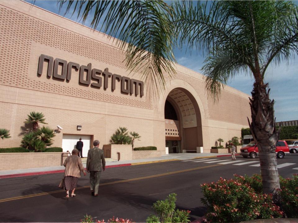 A Nordstrom department store in southern California in 1998.