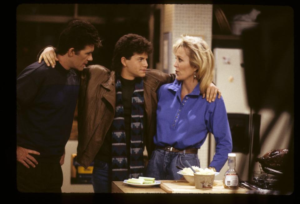 Alan Thicke, Kirk Cameron and Joanna Kerns