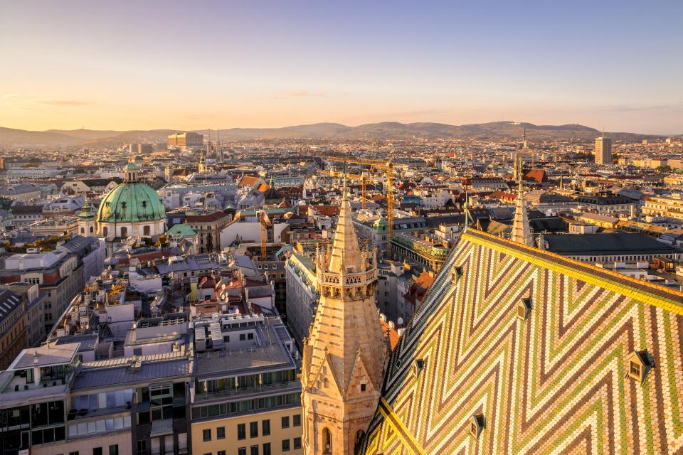 Über den Dächern von Wien ist es schön, darunter lebt es sich anscheinend auch gut. (Bild: Getty)