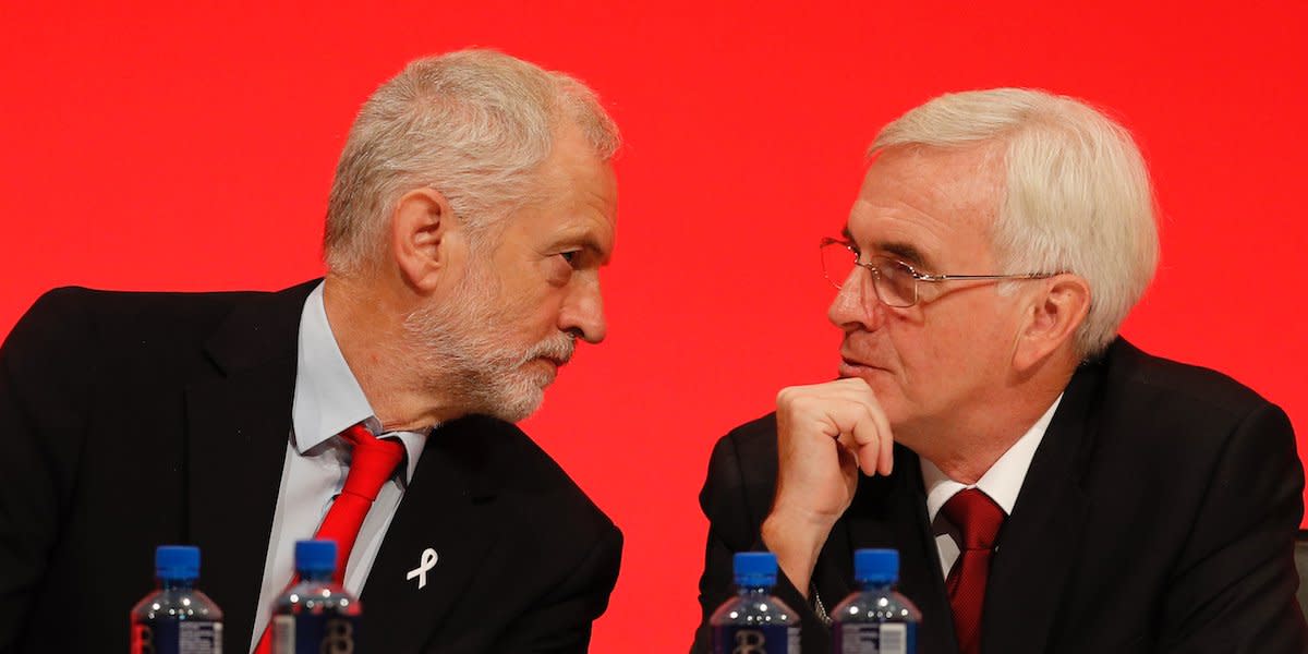 Jeremy Corbyn John McDonnell