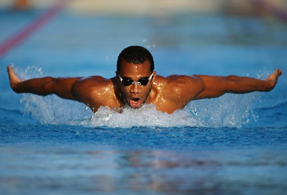 <p>Anthony Nesty was the first swimmer of African descent to win an Olympic gold medal (1988, Seoul, 100 Fly); First male swimmer of African descent to win an NCAA Div. I Championship (1990-1992, 100 Fly). </p>