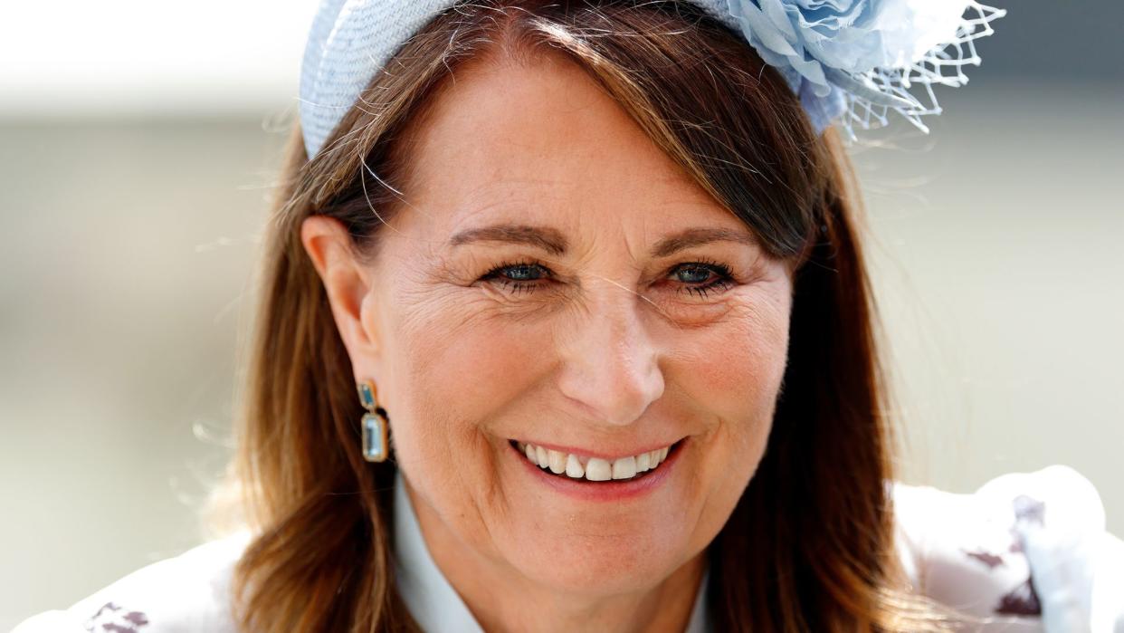 Carole Middleton attends day two of Royal Ascot 2024 at Ascot Racecourse on June 19, 2024 in Ascot, England. 