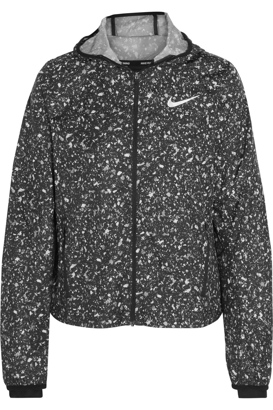 Nike print shell hooded top