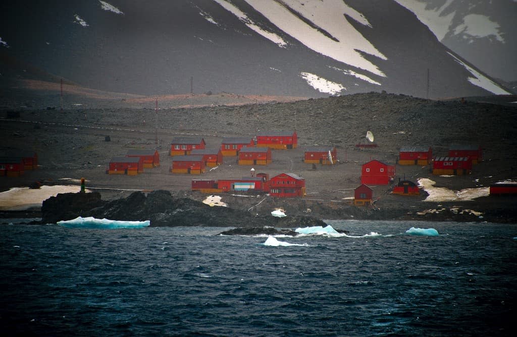 La base scientifique et militaire argentine Esperanza en Antarctique, ici en 2014.  - VANDERLEI ALMEIDA