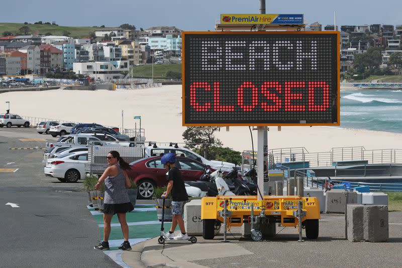 Australia's Bondi Beach remains closed due to the coronavirus disease (COVID-19) outbreak