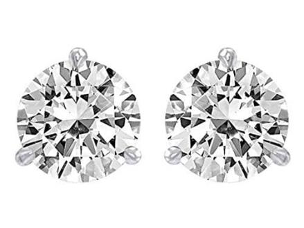 sells real diamond earrings — studs start at just $60