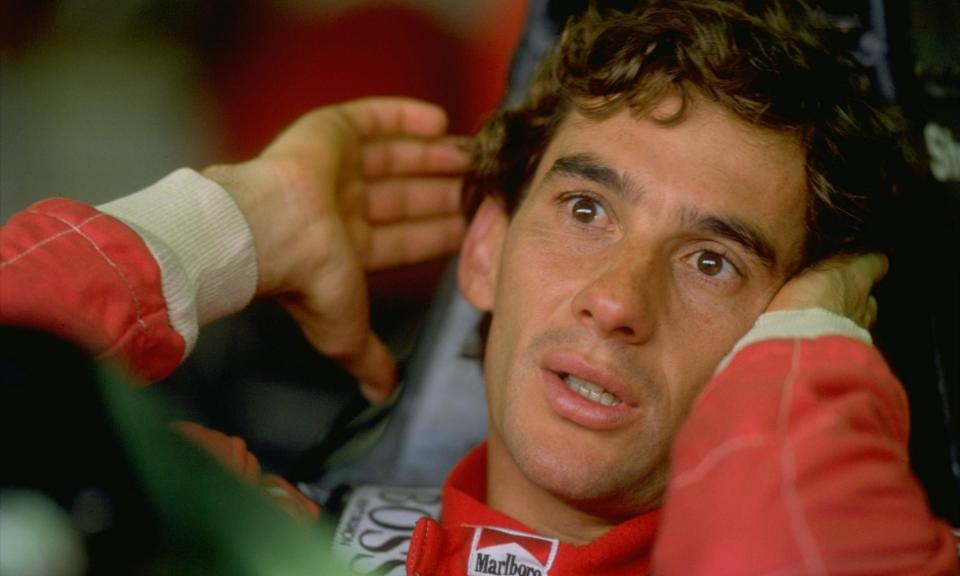 <span>Ayrton Senna before the San Marino GP at Imola in 1991. ‘His skill set was very rare. He had that ability to do it in qualifying, to do it in a race, in the wet or dry.’</span><span>Photograph: Chris Cole/Allsport</span>
