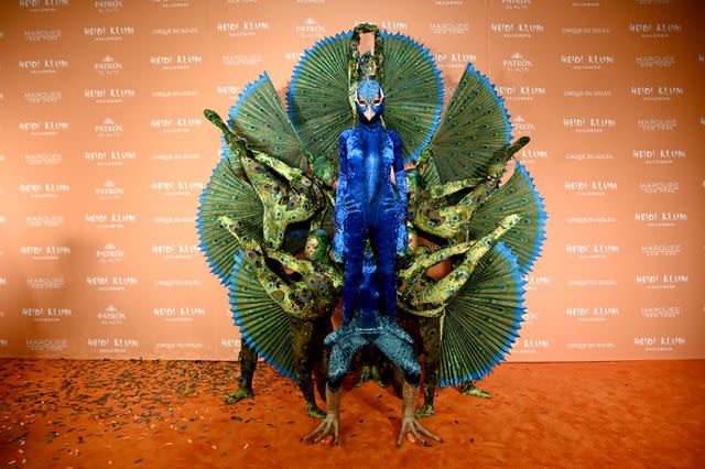 <p>Noam Galai/Getty</p> Heidi Klum for Halloween 2023