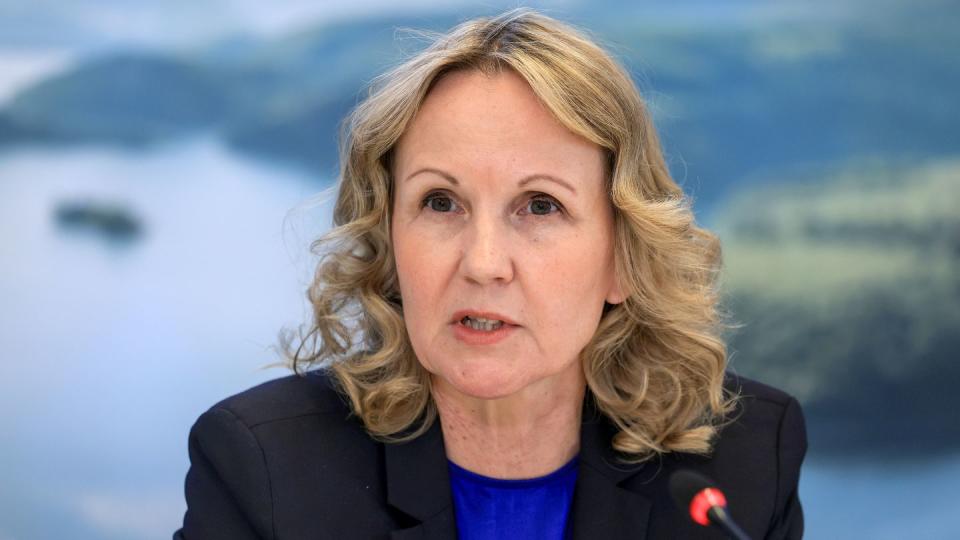 Umweltministerin Steffi Lemke (Grüne) warnt vor den Auswirkungen der Klimakrise. (Bild: dpa)