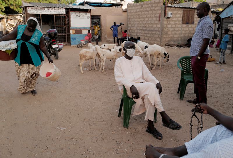 FILE PHOTO: Global spread of the coronavirus disease (COVID-19), in Dakar