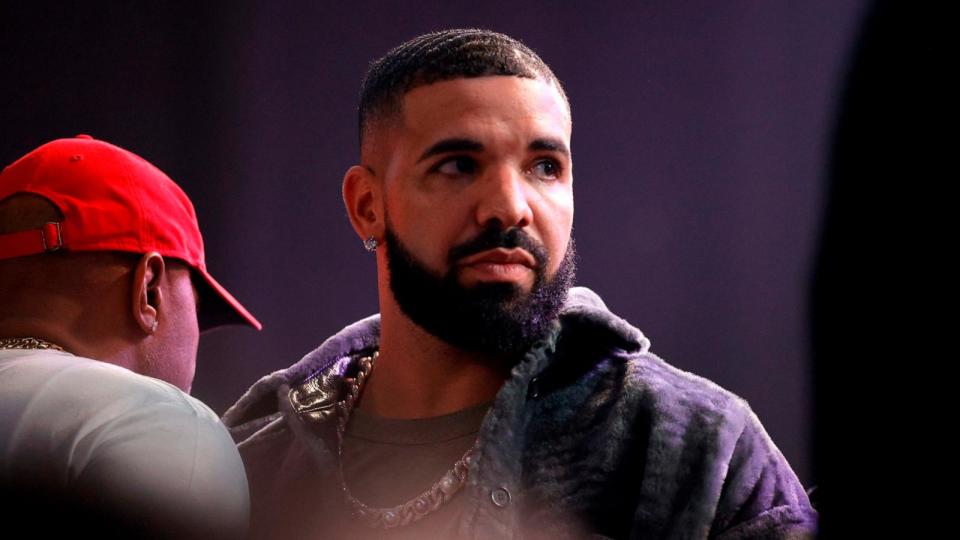 PHOTO: In this Oct. 30, 2021 file photo, Drake attends 'Drake's Till Death Do Us Part' rap battle in Long Beach, Calif.  (Amy Sussman/Getty Images)