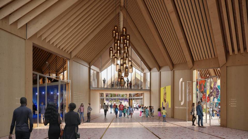 A rendering of the planned National Juneteenth Museum in Fort Worth. KAI Enterprises, which is involved in the project, says it focuses on projects that bring positive impacts on communities.