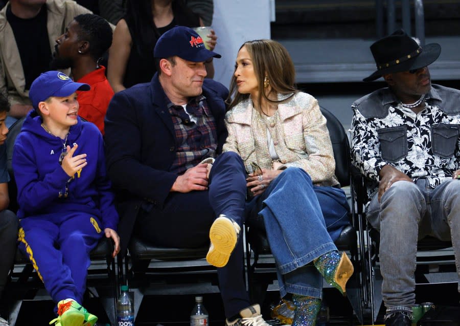 Jennifer Lopez Makes a Compelling Case For Wearing Impractical Sequin Boots at a Basketball Game