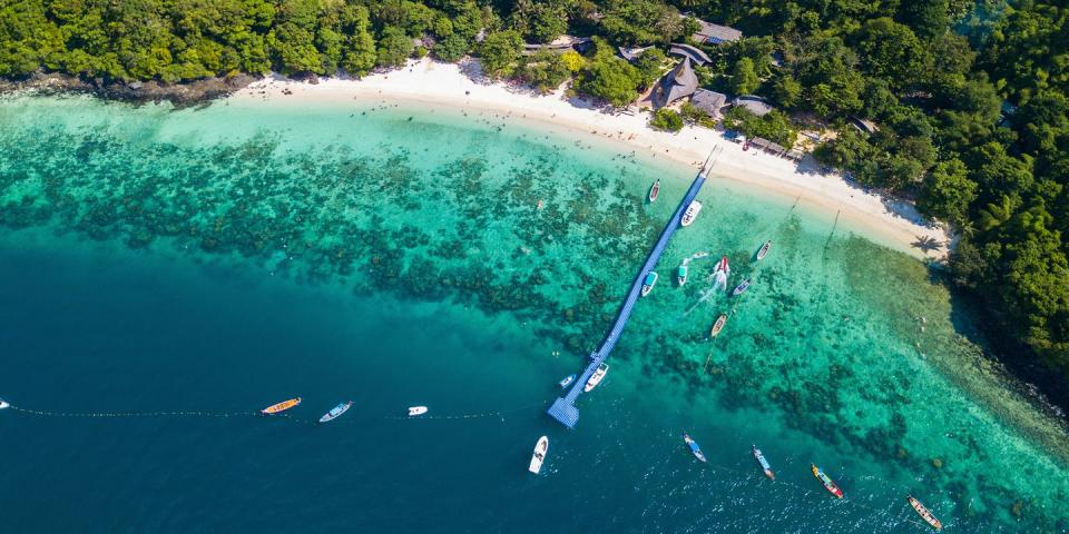 <p>This hidden beach in Phuket, Thailand is one of the most jaw-dropping destinations you can visit while feeling like you're on a private island. It's secluded, vast, and offers plenty of opportunities to snorkel and swim around in crystal-clear waters. </p><p><a class="link " href="https://go.redirectingat.com?id=74968X1596630&url=https%3A%2F%2Fwww.tripadvisor.com%2FHotel_Review-g297930-d557954-Reviews-Baan_Laimai_Beach_Resort_Spa-Patong_Kathu_Phuket.html&sref=https%3A%2F%2Fwww.redbookmag.com%2Flife%2Fg34756735%2Fbest-beaches-for-vacations%2F" rel="nofollow noopener" target="_blank" data-ylk="slk:BOOK NOW;elm:context_link;itc:0;sec:content-canvas">BOOK NOW</a> Baan LaiMai Beach Resort & Spa</p><p><a class="link " href="https://go.redirectingat.com?id=74968X1596630&url=https%3A%2F%2Fwww.tripadvisor.com%2FHotel_Review-g297930-d1098621-Reviews-La_Flora_Resort_Patong-Patong_Kathu_Phuket.html&sref=https%3A%2F%2Fwww.redbookmag.com%2Flife%2Fg34756735%2Fbest-beaches-for-vacations%2F" rel="nofollow noopener" target="_blank" data-ylk="slk:BOOK NOW;elm:context_link;itc:0;sec:content-canvas">BOOK NOW</a> La Flora Resort Patong</p>