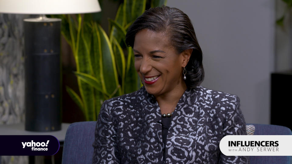 Former National Security Advisor Susan Rice appears on Influencers with Andy Serwer.