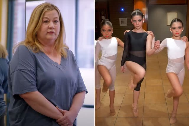<p>Hulu</p> Coach Glo Hampton and her dancers in the teaser for Hulu's 'Dance Moms: A New Era'