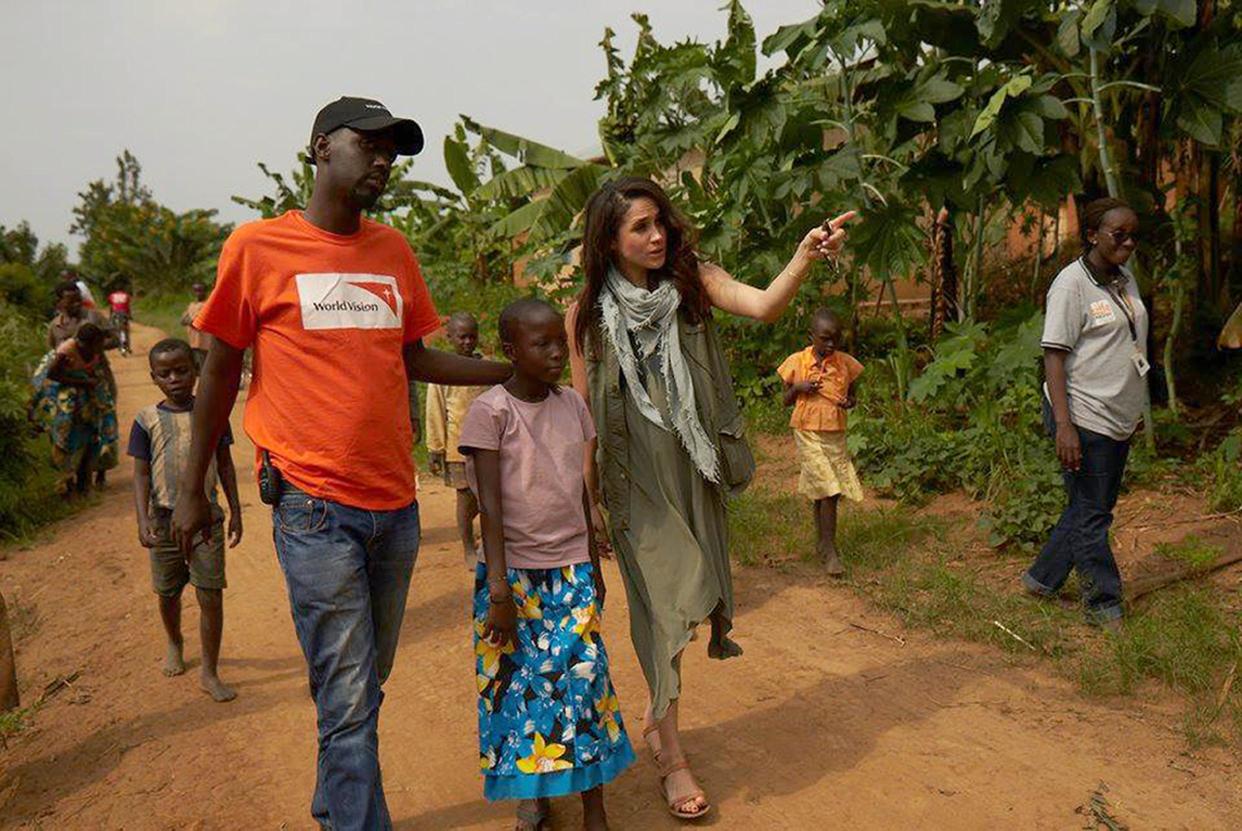 Meghan Markle was an ambassador for global charity World Vision: World Vision/PA