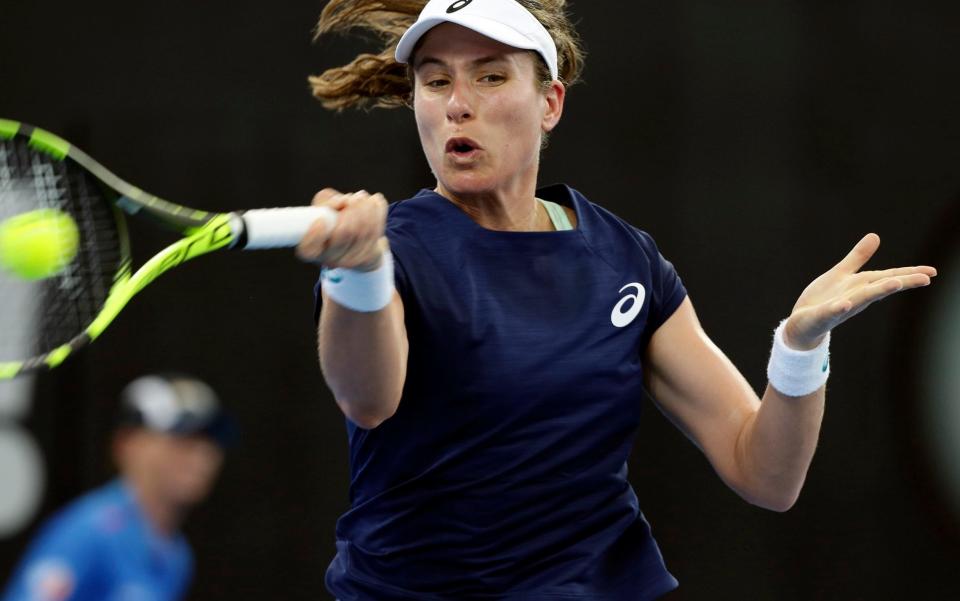 Johanna Konta will get her home grand slam under way next week, the Australia-born Briton's first since joining up with coach Michael Joyce, when she faces world No 92 Madison Brengle - AP