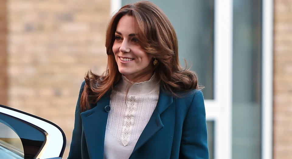 Duchess of Cambridge visits LEYF Stockwell Gardens Nursery & Pre-School on Wednesday morning. [Photo: Getty]