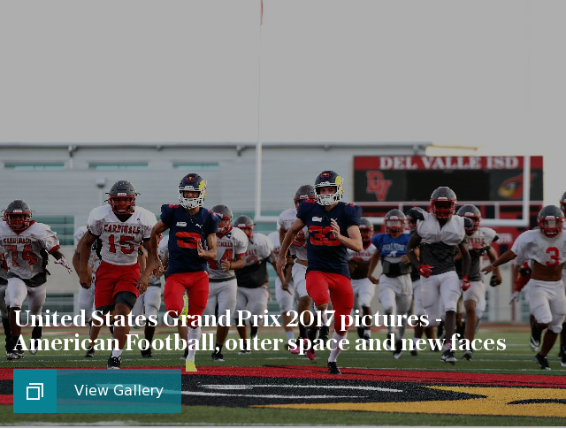 United States Grand Prix 2017 pictures - American Football, outer space and new faces