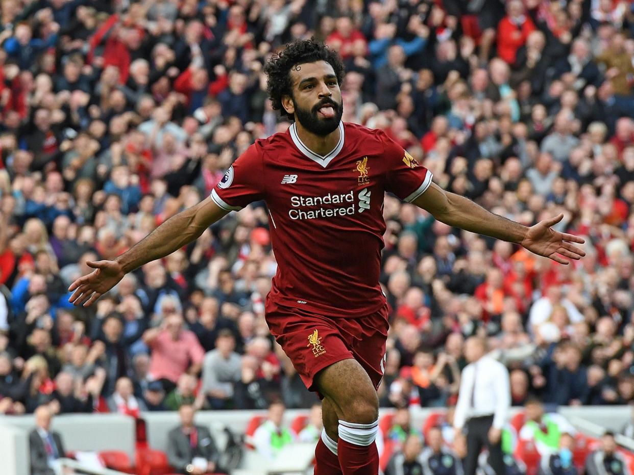 Mohamed Salah has made a bright and promising start to his Liverpool career: Getty