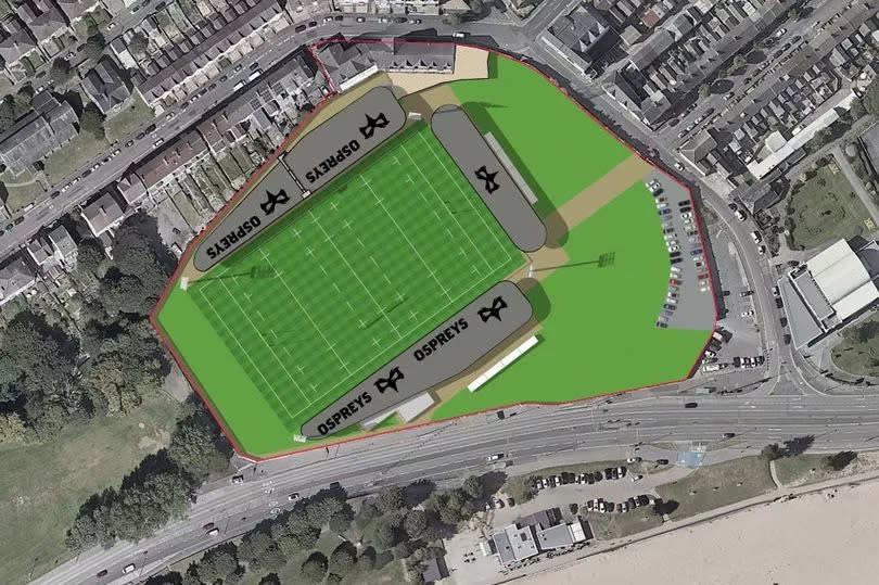An image of a new-look St Helen's ground