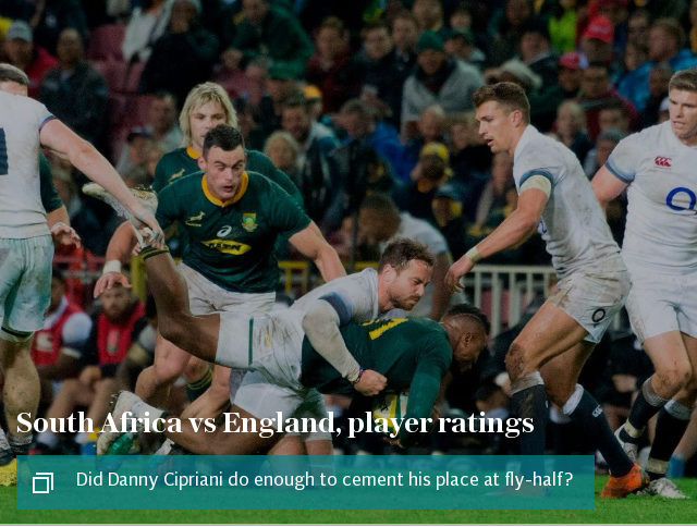 South Africa vs England, player ratings