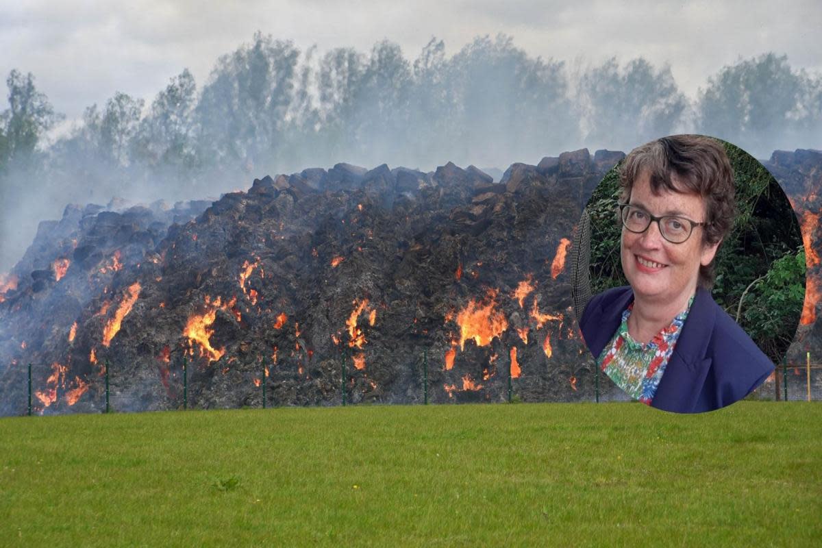 Rachel Eburne lives in Haughley and praised the emergency services <i>(Image: Charlotte Bond; Mid Suffolk District Council)</i>