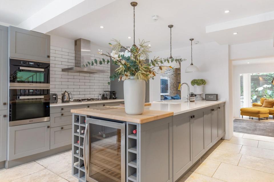 fulham property for sale, stainless steel kitchen