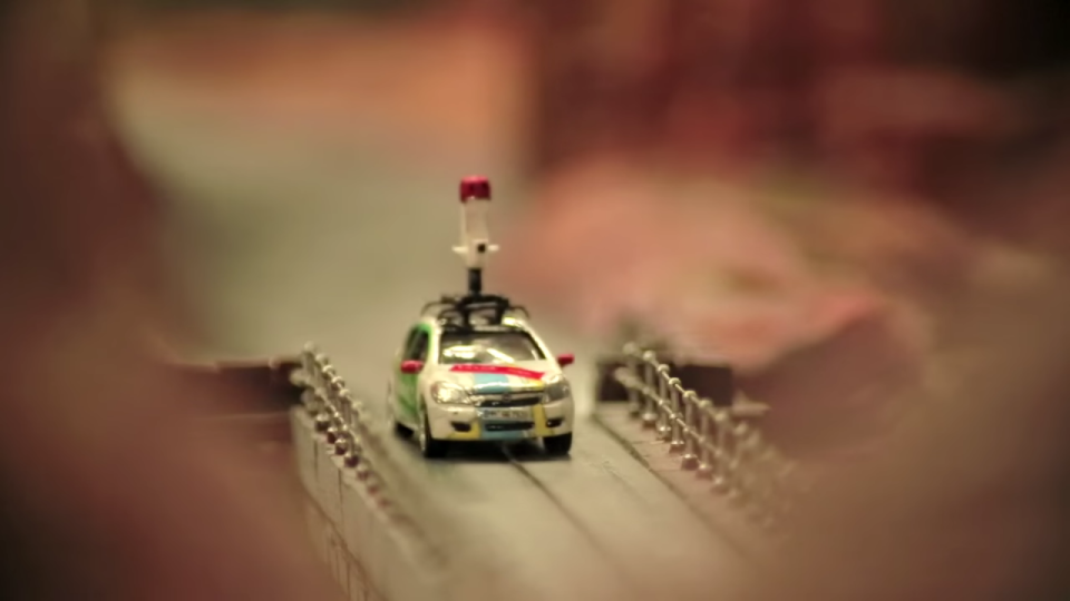 Google Street View in Miniatur Wunderland