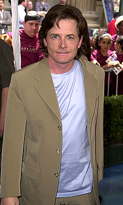 Michael J. Fox at the Los Angeles premiere of Disney's Atlantis: The Lost Empire