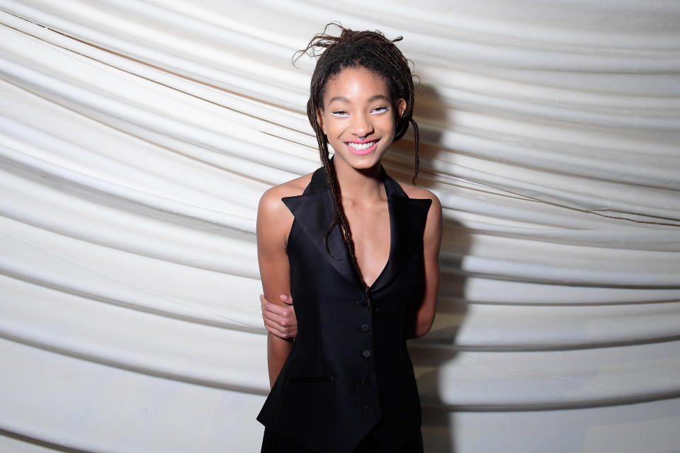 Willow Smith revealed that she engaged in cutting behavior at the height of her “Whip My Hair” success. (Photo: Getty Images)