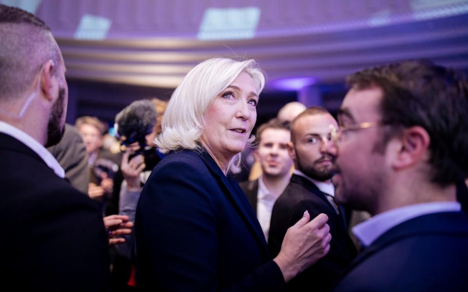 La leader française d'extrême droite Marine Le Pen