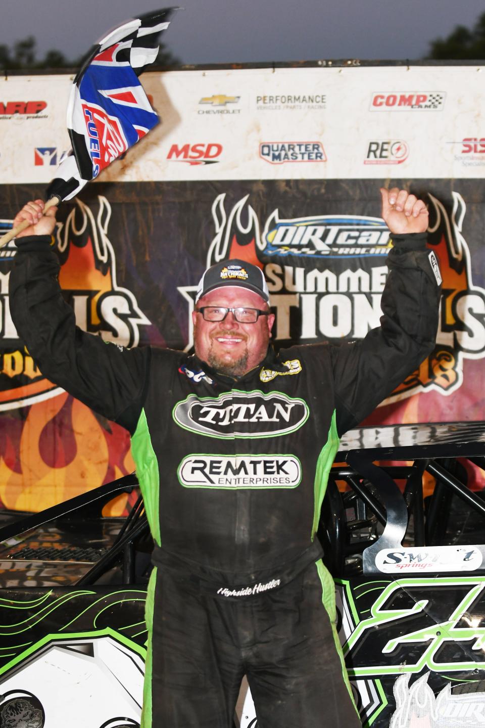 Bloomington's Jason Feger scored a popular victory last weekend after holding off Shannon Babb at the DIRTcar Summer National race at the Lincoln Speedway. Returning to his hometown track — Farmer City Raceway — this Friday, Feger will be the fan favorite.