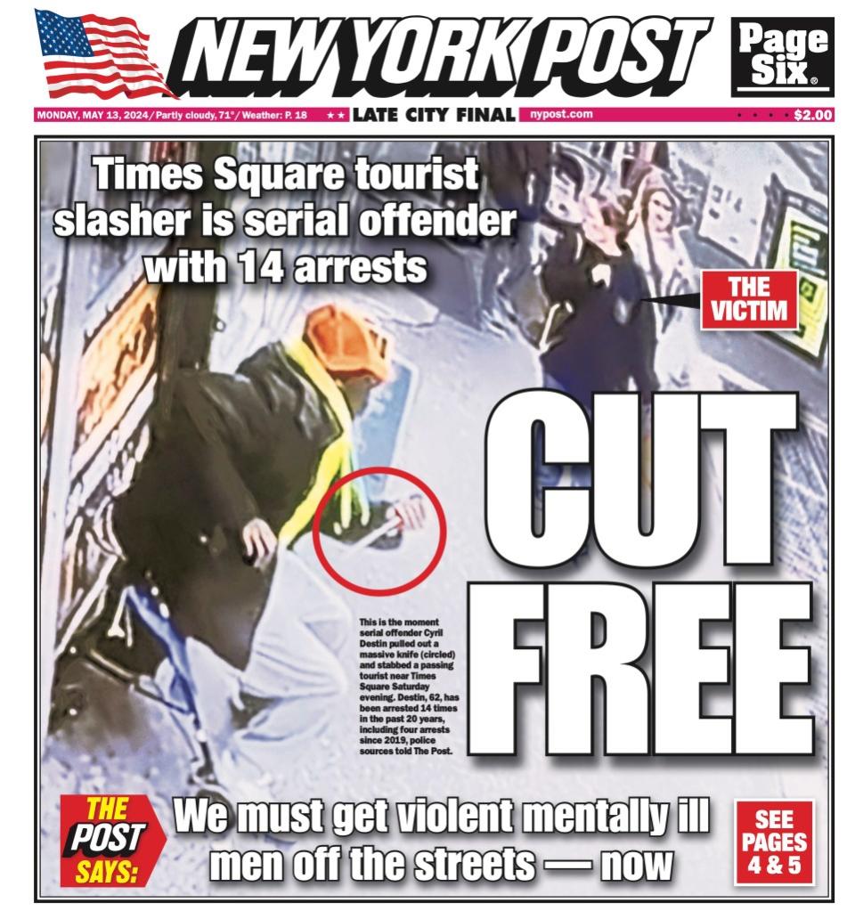Lohr was chaperoning a group of schoolgirls on an NYC class trip when she was attacked. New York Post