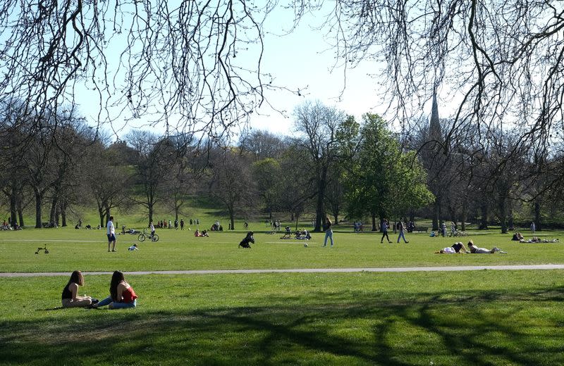 The spread of the coronavirus disease (COVID-19) in London