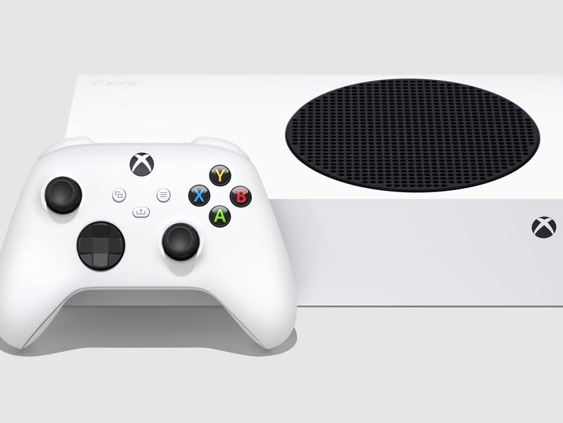 Xbox Series S with controller