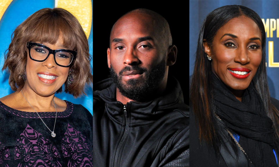 Gayle King, Kobe Bryant, Lisa Leslie