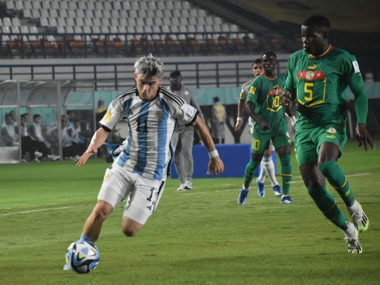 En su debut en el Mundial Sub 17 la Argentina perdió contra Senegal 2 a 1