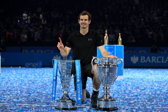 Victory at the ATP Finals in 2016 also cemented Andy Murray's status as world number one