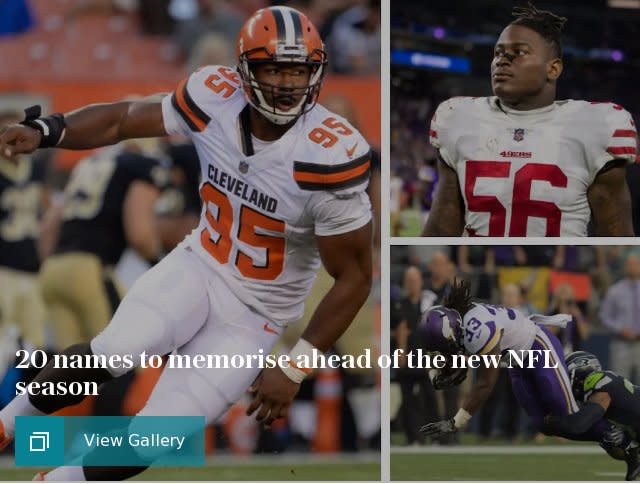 20 names to memorise ahead of the new NFL season