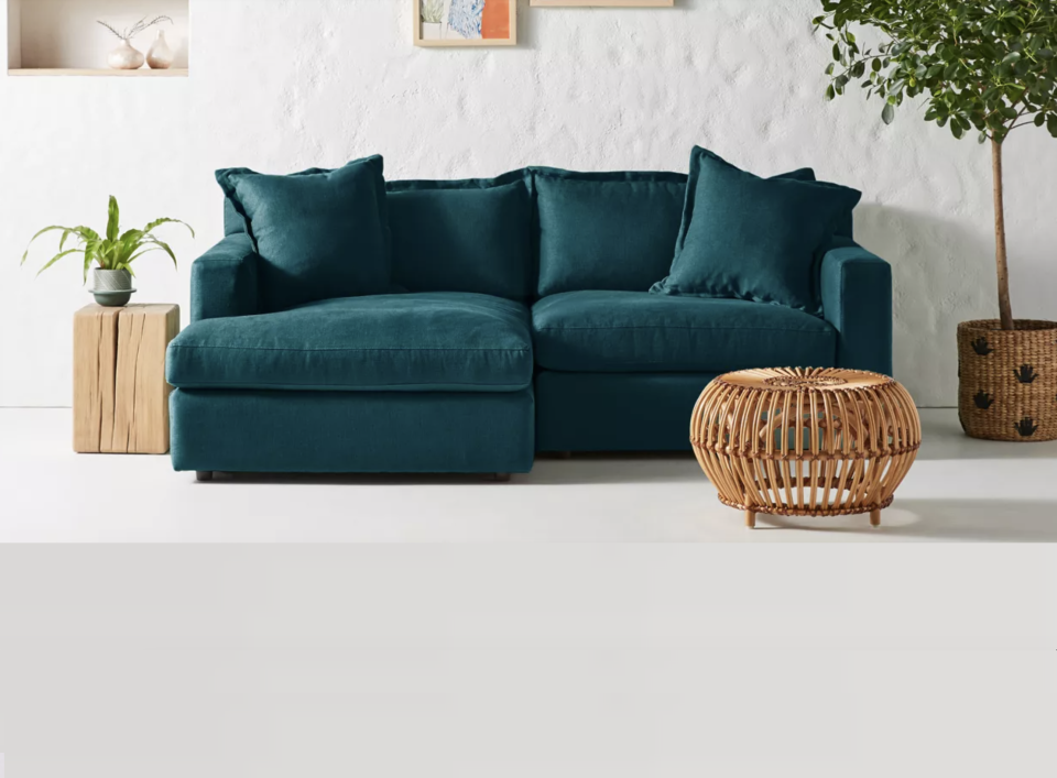 <p><a href="https://go.redirectingat.com?id=74968X1596630&url=https%3A%2F%2Fwww.anthropologie.com%2Fshop%2Fkatina-petite-chaise-sectional&sref=https%3A%2F%2Fwww.housebeautiful.com%2Fshopping%2Ffurniture%2Fg26476108%2Fbest-sectionals-for-small-spaces%2F" rel="nofollow noopener" target="_blank" data-ylk="slk:Shop Now;elm:context_link;itc:0;sec:content-canvas" class="link ">Shop Now</a></p><p>Katina Petite Chaise Sectional</p><p>anthropologie.com</p><p>$2798.00</p>